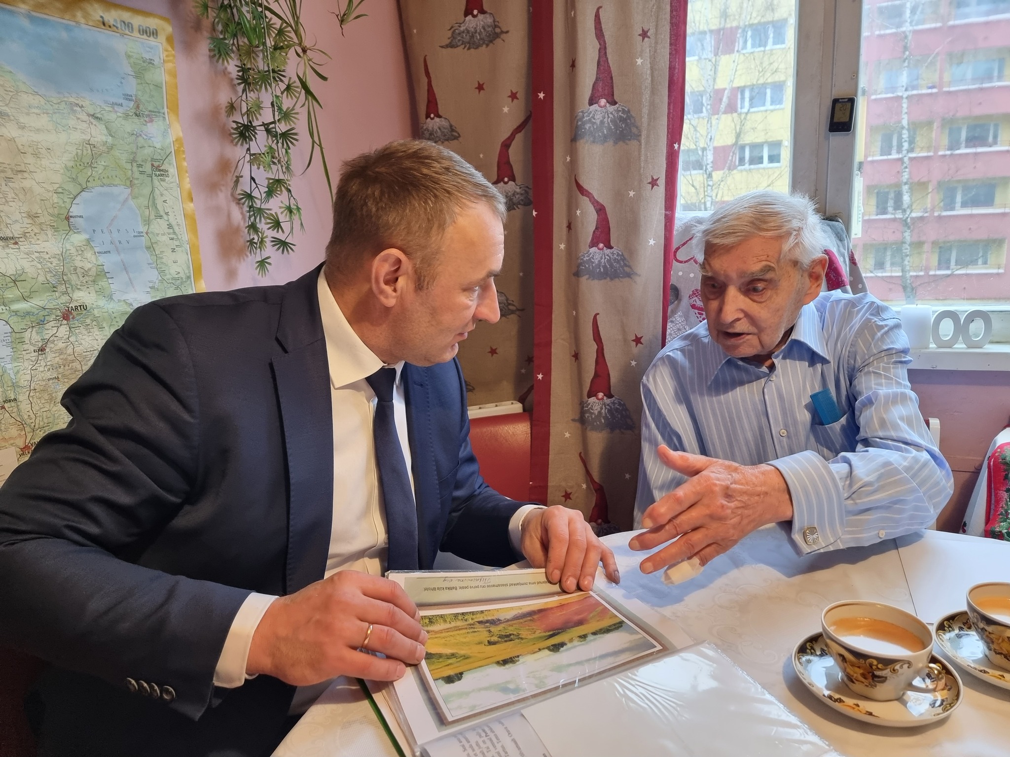 Võru elanik Georg Hellat tähistas väärikat 100. juubelit